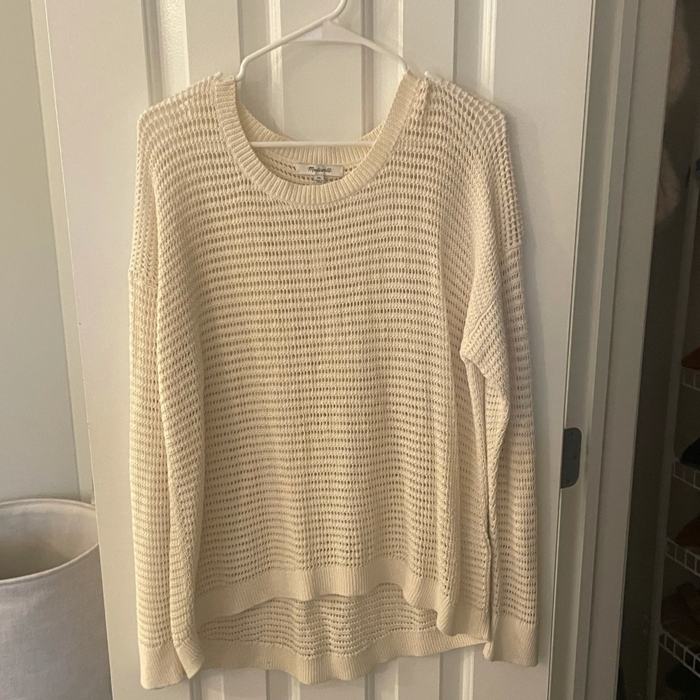 Madewell XL Cream Sweater NWT